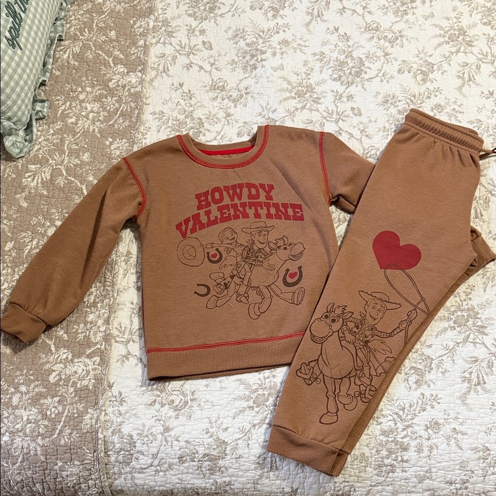 Disney Howdy Valentine Sweatshirt and Joggers Set
